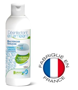Désinfectant Et Filtre À Air Concentré 125 Ml, À Utiliser Exclusivement Avec Des Machines Purificatrices  : Modèles Bise, Mistral, ou Alisio,