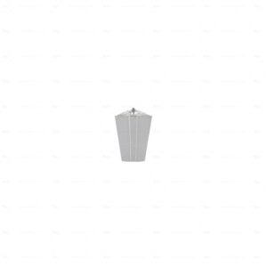 Boutons pour meubles en zamac et cristal  Diamètre 17 chrome poli Lot de 25 – Image 2