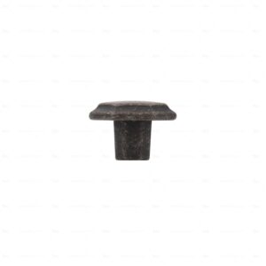 Boutons pour meubles en zamac  Diamètre 38 x 25  Fer noir vintage – Image 2