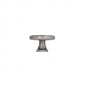 Boutons pour meubles en zamac  Diamètre 35  Vieil argent brillant - Imagen 2