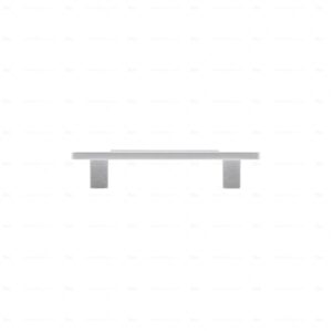 Poignée pour meubles en zamac  Entraxe 64  Aluminium mat verni, Lot de 6 - immagine 2