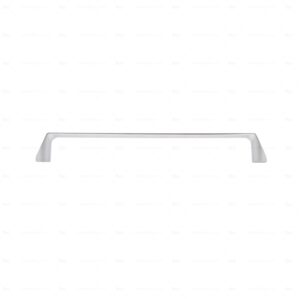 Poignée pour meubles en zamac  Entraxe 160  Aluminium mat verni  Lot de 12 - immagine 2