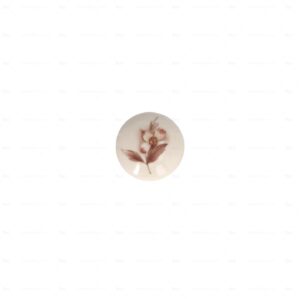 Boutons pour meubles en zamac et  Porcelaine  Diamètre 31  Florence antique – Image 3