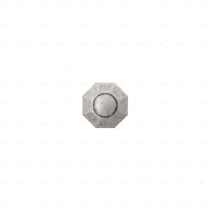 Boutons pour meubles en zamac Diamètre 32  Vieil argent brillant  Lot de 14 – Image 3