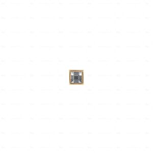 Boutons pour meubles en zamac et cristal  Diamètre 13 x 21  plaqué or – Image 3