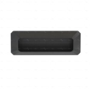 Poignées encastrées en zamac  Entraxe 96  Alucover graphite Lot de 25 – Image 3