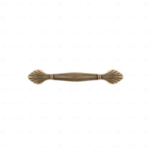 Poignée pour meubles en zamac  Entraxe 128  Florence antique Lot de 25 – Image 3