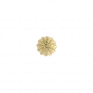 Boutons pour meubles en zamac et cristal  Diamètre 30  plaqué or  Lot de 4 - Image 3