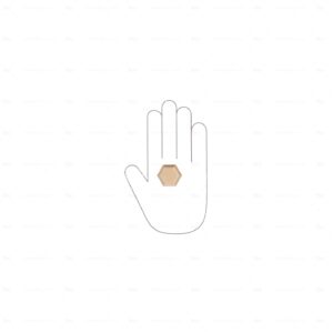 Boutons pour meubles en zamac  Diamètre 35  Or Rome – Image 4