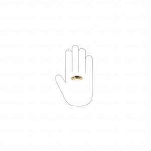 Boutons pour meubles en zamac  Diamètre 37  plaqué or - Image 4