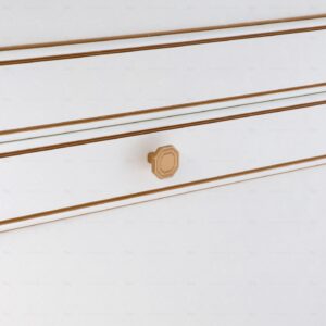 Boutons pour meubles en zamac  Diamètre 30 x 23  Or Milan – Image 5