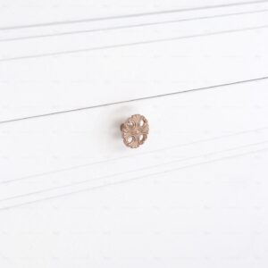 Boutons pour meubles en zamac  Diamètre 37  Or mat rose  Lot de 18 - Image 5