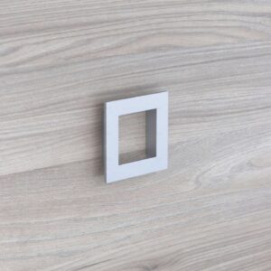 Poignée pour meubles en zamac  Entraxe 64  Aluminium mat verni, Lot de 6 - immagine 5