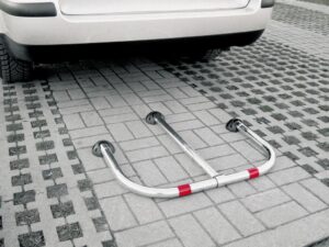 barrière de parking *premium*  Rabattable, 3 pieds a cadenas, Lot de 26 pièces. - immagine 4