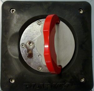 poteau de parking téléscopique, a clef, a entérrer – Image 7