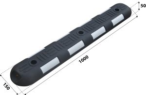 Divisor de carril l10000x150xh100 mm J - immagine 4