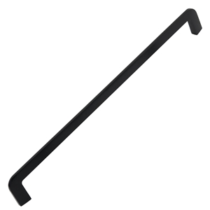 POIGNÉE 192MM PEINT NOIR  MAT, LOT DE 12