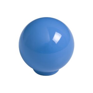 Bouton de meuble   boule abs diamètre 24 mm bleu brillant lot de 75 piéces