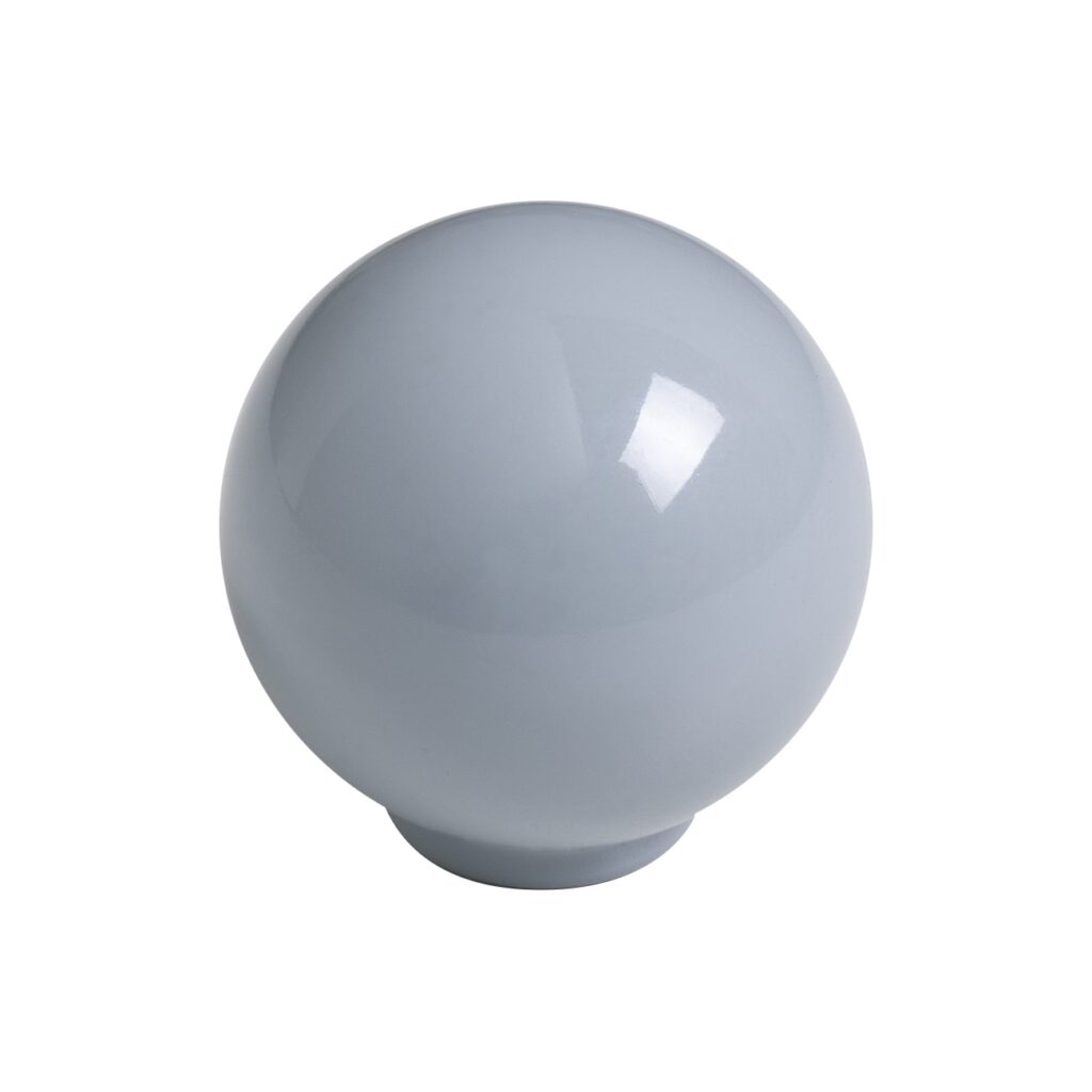 Bouton de meuble boule abs diamètre   24 mm gris brillant mat lot de 75 piéces - Gris / argent