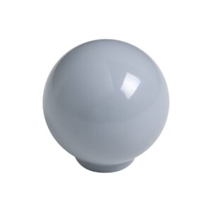 Bouton de meuble boule abs diamètre   24 mm gris brillant mat lot de 75 piéces – Gris / argent
