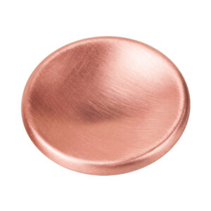 Bouton de meuble zamac diamètre 60 mm cuivré satiné lot de 12 piéces – Rose, Zamak
