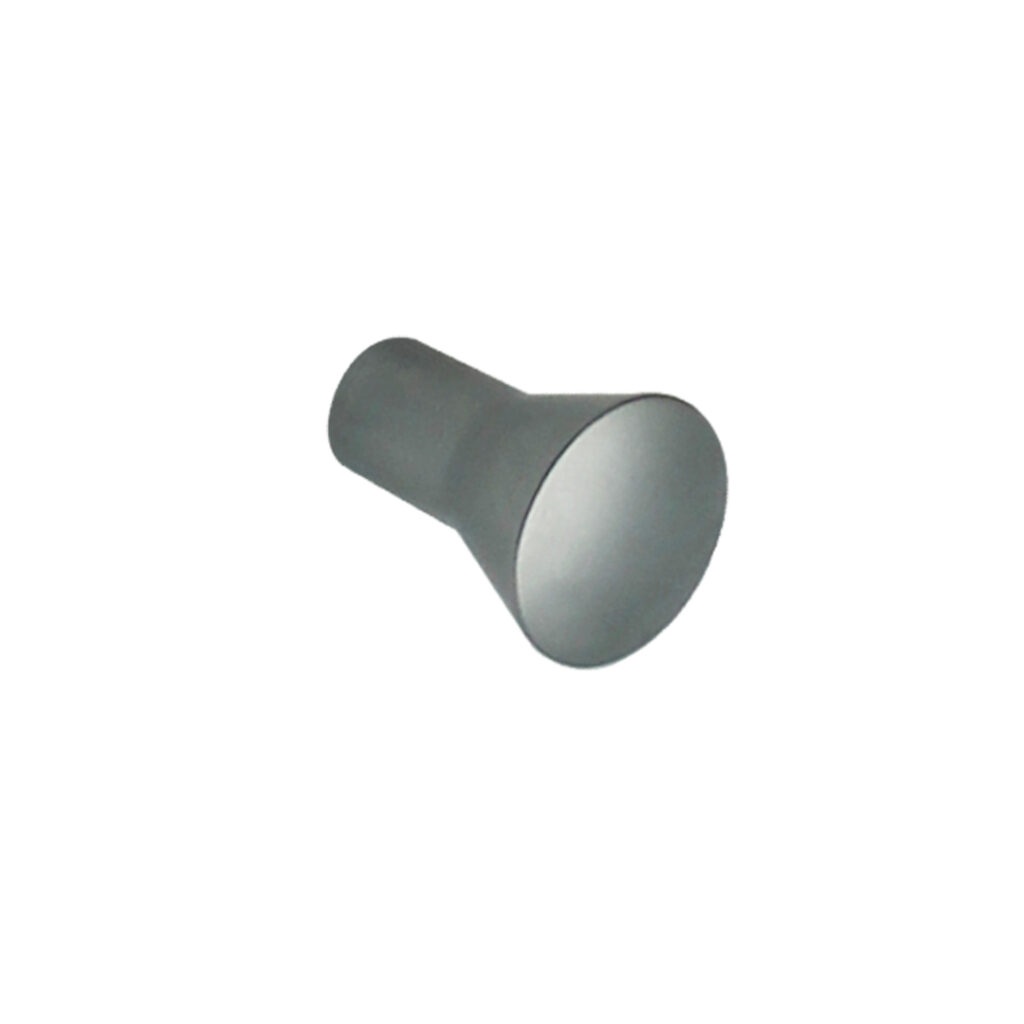 Bouton de meuble en zamac finition chrome mat D 16mm - Gris / argent, Zamak