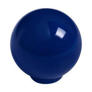 Bouton de meuble   boule abs diamètre 34 mm bleu foncé brillant lot de 50 piéces