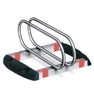 Râtelier vélos *premium* 1 place - Gris / argent, Acier