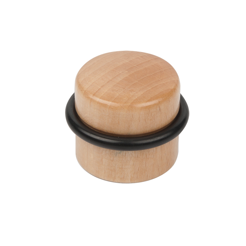 Butée de porte bois hêtre diamètre 37mm lot de 36 piéces - Marron