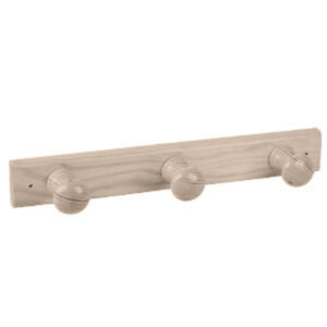 Porte manteau 3 crochets pin decapé blanc lot de 6 piéces - Beige, Bois