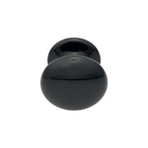 Bouton tirant de porte fixe Ø70 mm en aluminium NOIR RAL 9005 – breveté – lot de 6 Bouton