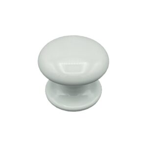 Bouton tirant de porte fixe Ø70 mm en aluminium BLANC RAL 9010 – breveté – lot de 6 Bouton