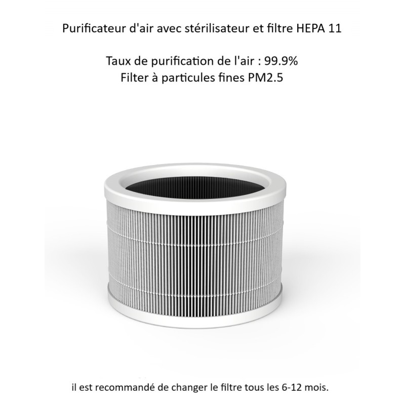 Filtre Hepa H11 pour Purificateur BRISE - Blanc