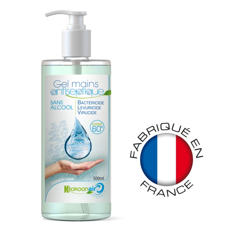 Gel Antiseptique 60'' 500ml - Incolore / transparent