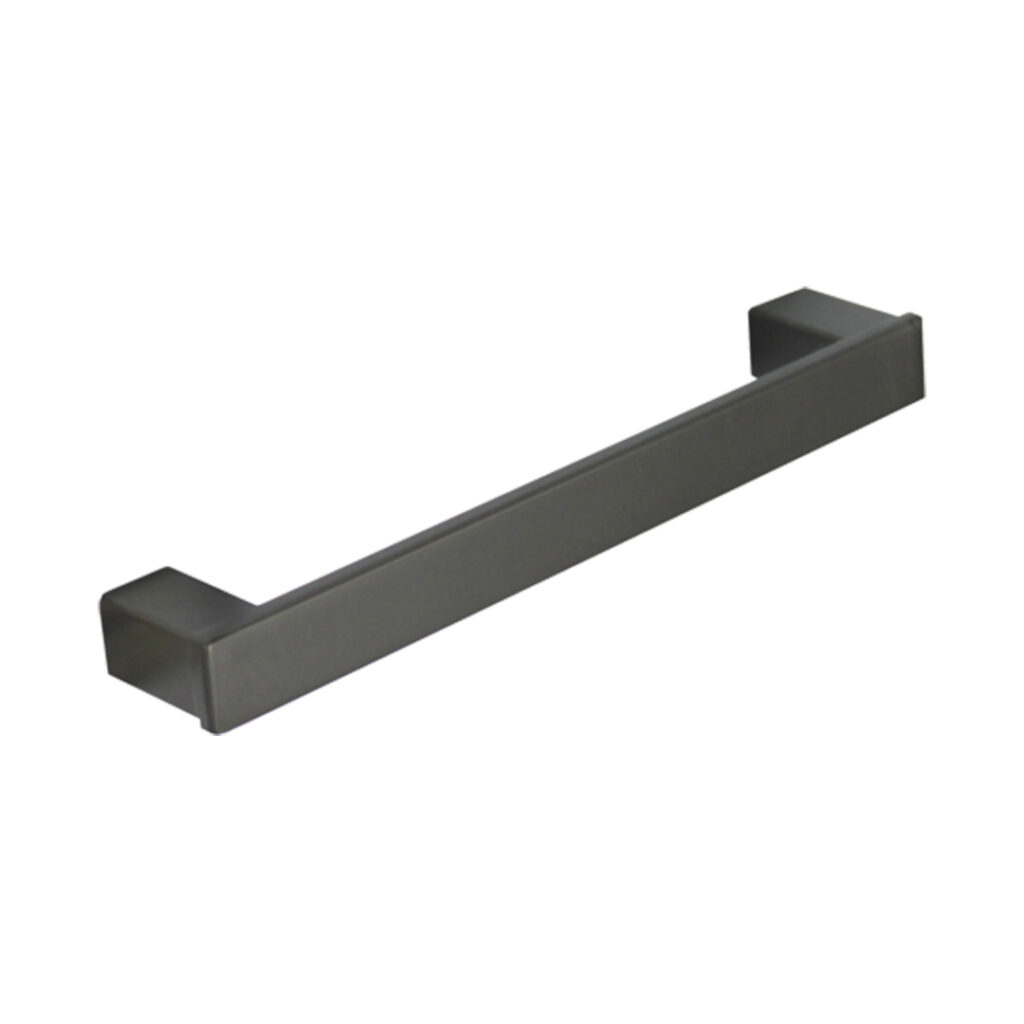 Poignée de meuble en zamac finition noir mat e 96 mm - Zamak