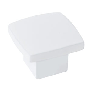 Bouton  de meuble zamac diamètre 25x25 mm peint blanc vieilli mat lot de 36 piéces - Zamak