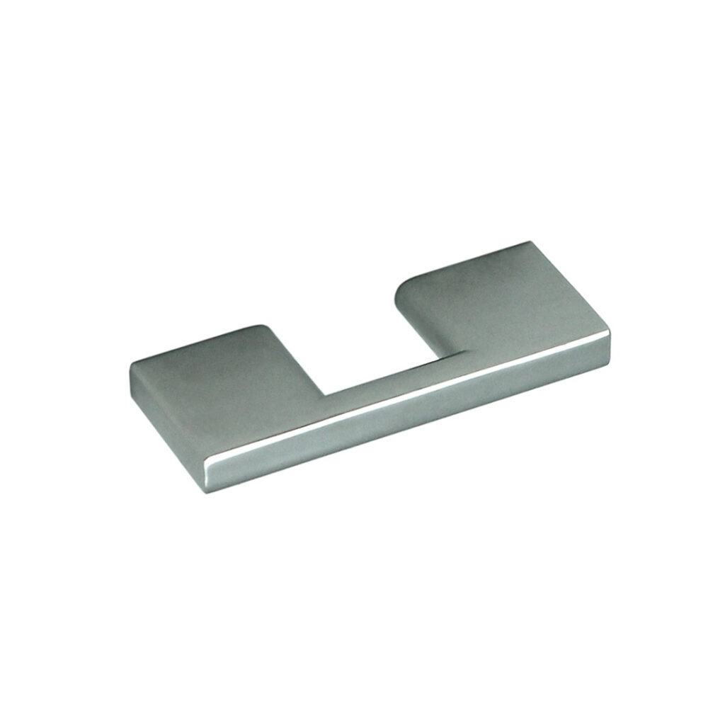 Poignée de meuble en zamac finition chrome brillant e 32 mm - Gris / argent, Zamak