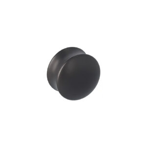 Bouton pour meuble Diamètre 40mm en zamac Vernis noir mat Lot de 25 – Zamak