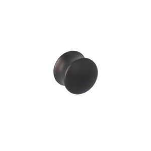Bouton pour meuble Diamètre 30mm en zamac Vernis noir mat Lot de 25 – Zamak
