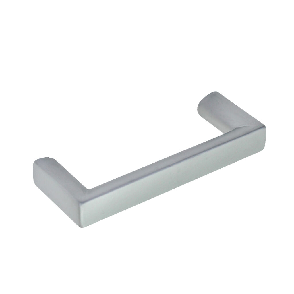 Poignée de meuble en zamac finition chrome mat e 64 mm - Gris / argent, Zamak