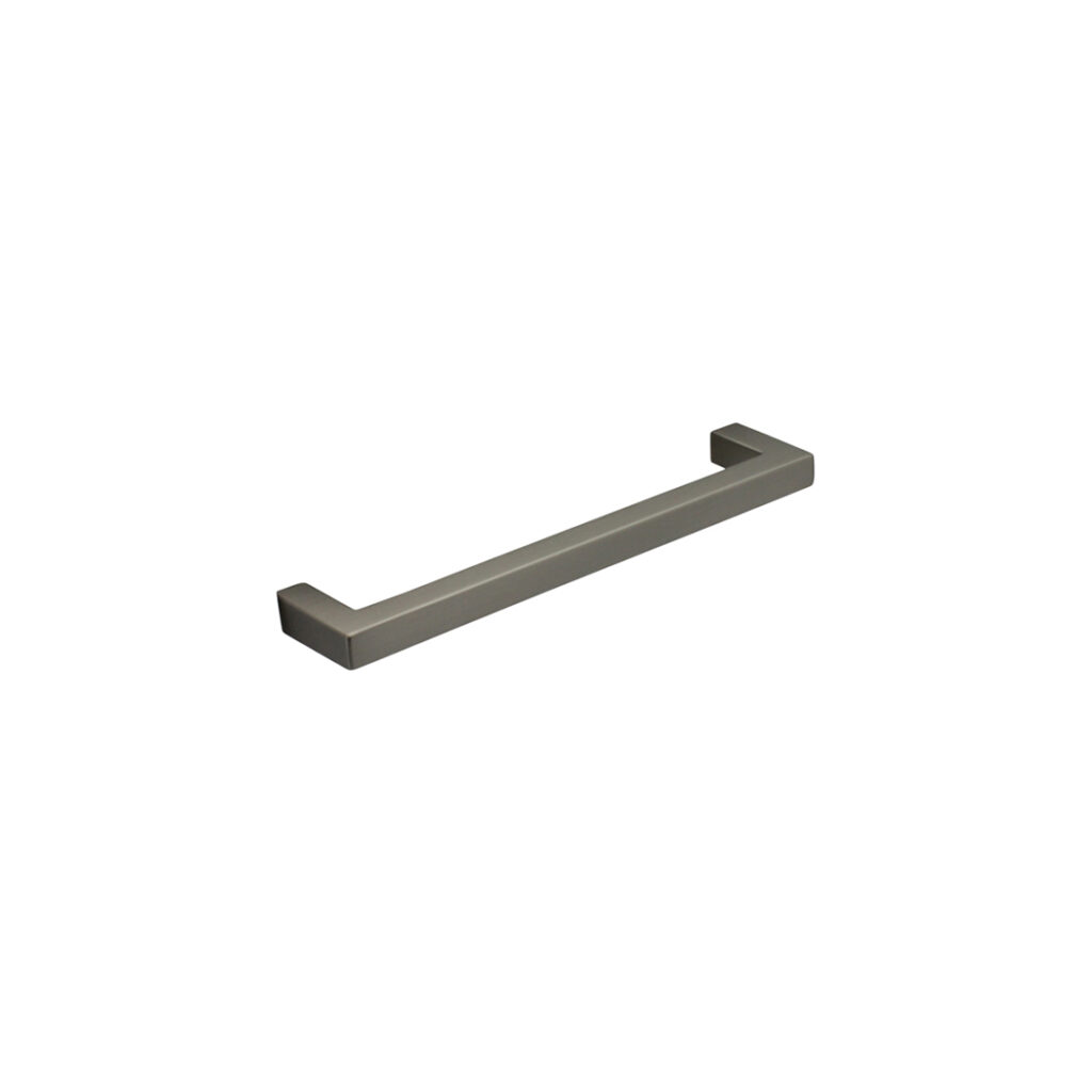 Poignée de meuble en zamac finition nickel satiné e 128 mm - Gris / argent, Zamak