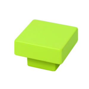 Bouton de meuble abs diamètre  30x30 mm peint pistache  lot de 36 piéces - Vert