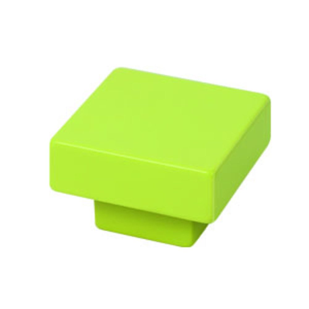 Bouton de meuble abs diamètre  30x30 mm peint pistache  lot de 36 piéces - Vert