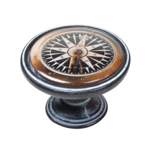 Bouton de meuble zamac diamètre 37 mm oxydé decapé hotel times square lot de 12 piéces - Multicouleur, Zamak