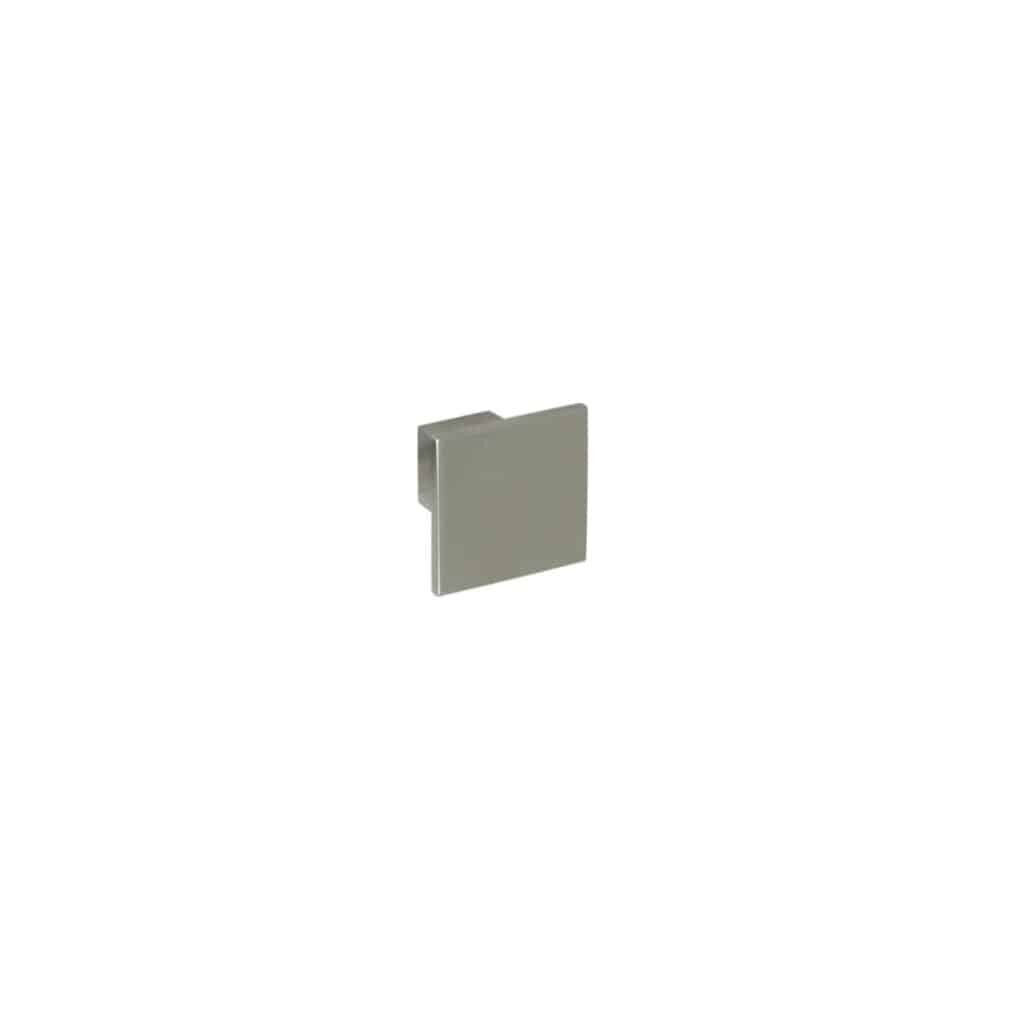 Bouton de meuble en zamac finition nickel satiné d 30 mm - Gris / argent, Zamak