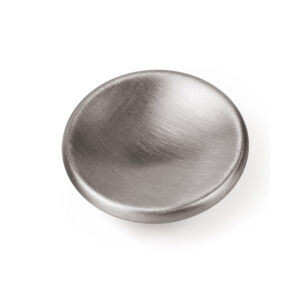 Bouton de meuble zamac diamètre 40 mm acier satiné lot de 24 piéces – Gris / argent, Zamak