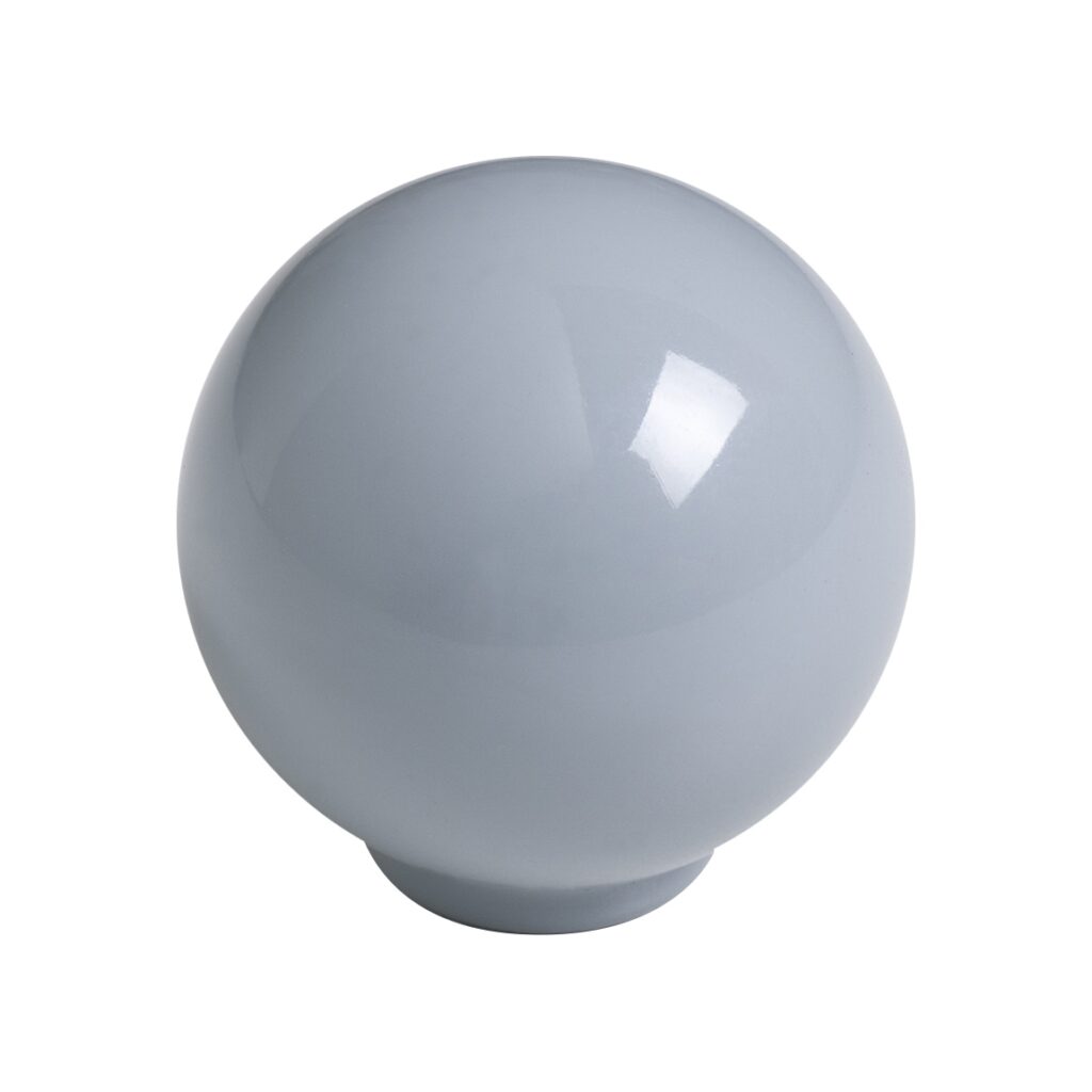 Bouton de meuble boule abs diamètre   29 mm gris brillant lot de 50 piéces - Gris / argent