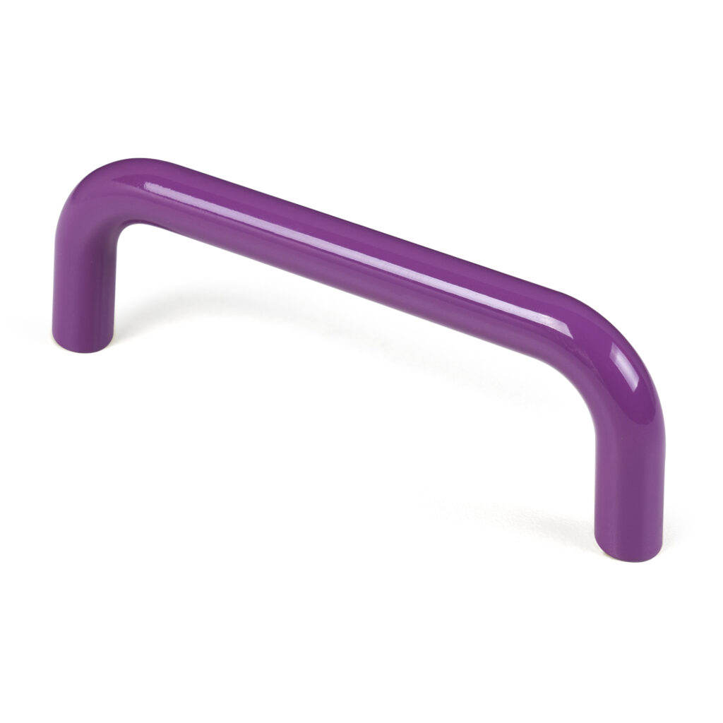 Poignée de meuble abs entraxe 96 mmpeint  pourpre brillant lot de 50 piéces - Violet