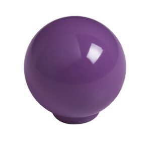 Bouton de meuble boule abs diamètre   29 mm violet brillant lot de 50 piéces