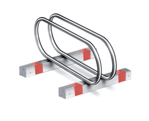 Râtelier vélos *premium* 1 places SANS PLATINE - Gris / argent, Acier